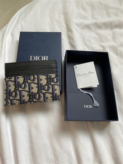 dior card holder men's sale|christian Dior wallet for men.